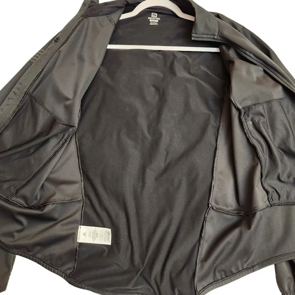 Solomon men's LG tall full-zip running walking biking fitted jacket‎